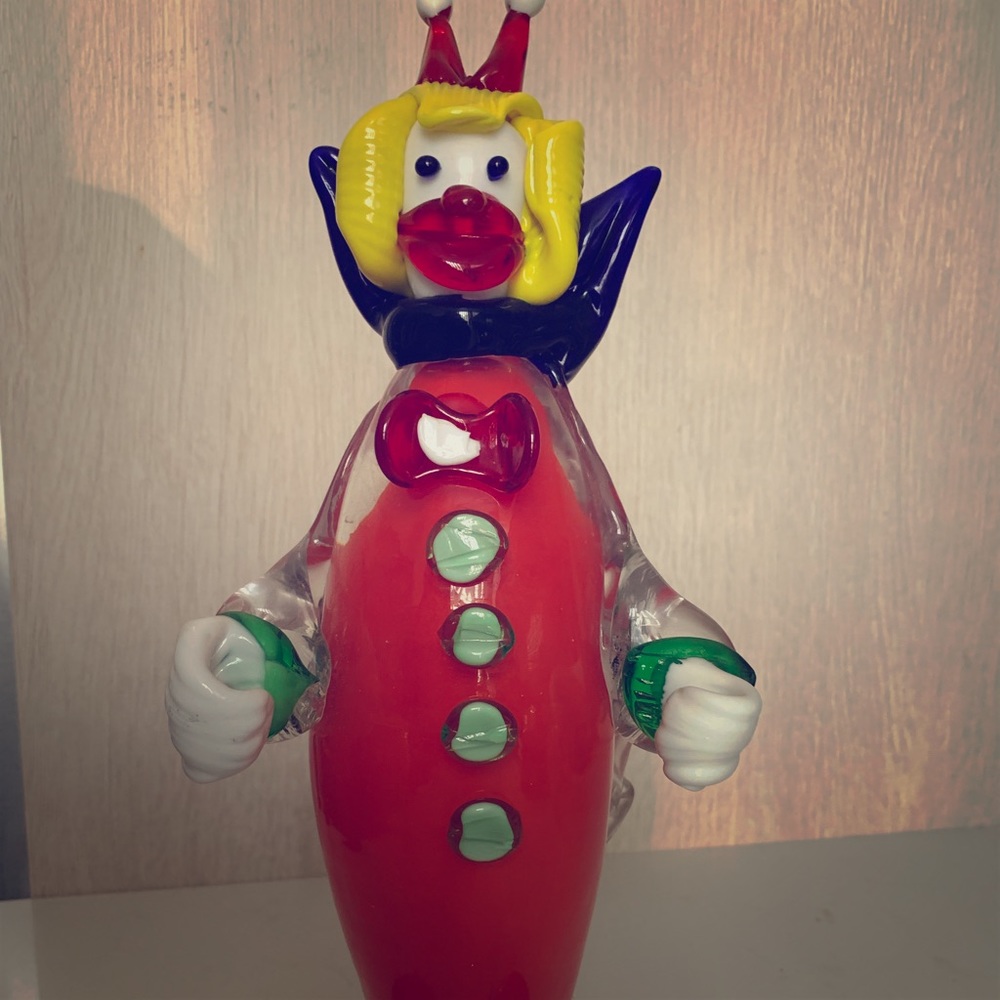 Glass clown Italy